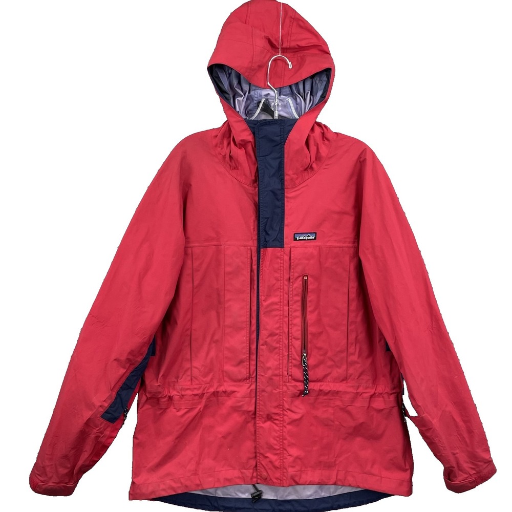Patagonia Windbreaker Jacket Women Large Waterproof Outdoors Gorpcore Rain Retro